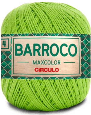 KIT COM 4 BARROCO 4 FIOS - MAXCOLOR 200G - CIRCULO (COR ÚNICA)