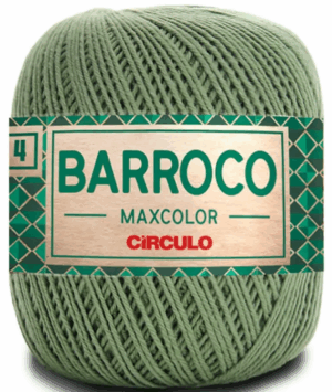 KIT COM 4 BARROCO 4 FIOS - MAXCOLOR 200G - CIRCULO (COR ÚNICA)