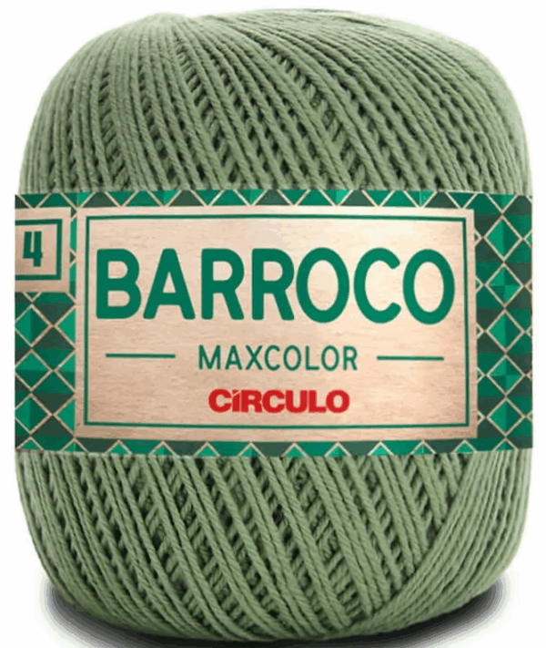 KIT COM 4 BARROCO 4 FIOS - MAXCOLOR 200G - CIRCULO (COR ÚNICA)