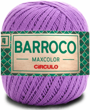 KIT COM 4 BARROCO 4 FIOS - MAXCOLOR 200G - CIRCULO (COR ÚNICA)