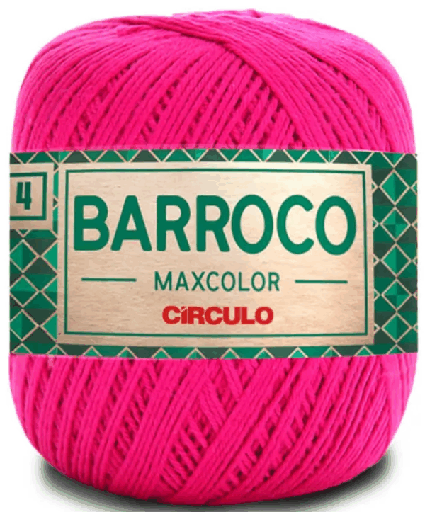 KIT COM 4 BARROCO 4 FIOS - MAXCOLOR 200G - CIRCULO (COR ÚNICA)