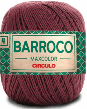 KIT COM 4 BARROCO 4 FIOS - MAXCOLOR 200G - CIRCULO (COR ÚNICA)
