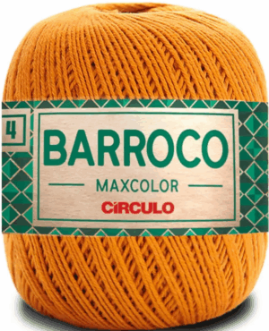KIT COM 4 BARROCO 4 FIOS - MAXCOLOR 200G - CIRCULO (COR ÚNICA)