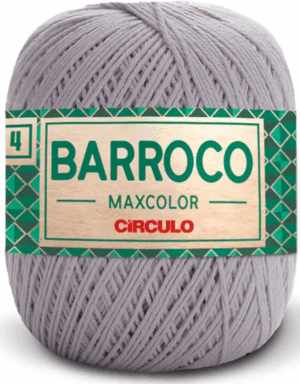KIT COM 4 BARROCO 4 FIOS - MAXCOLOR 200G - CIRCULO (COR ÚNICA)