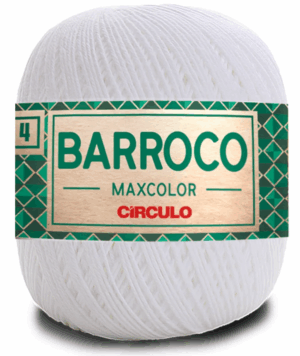 KIT COM 4 BARROCO 4 FIOS - MAXCOLOR 200G - CIRCULO (COR ÚNICA)