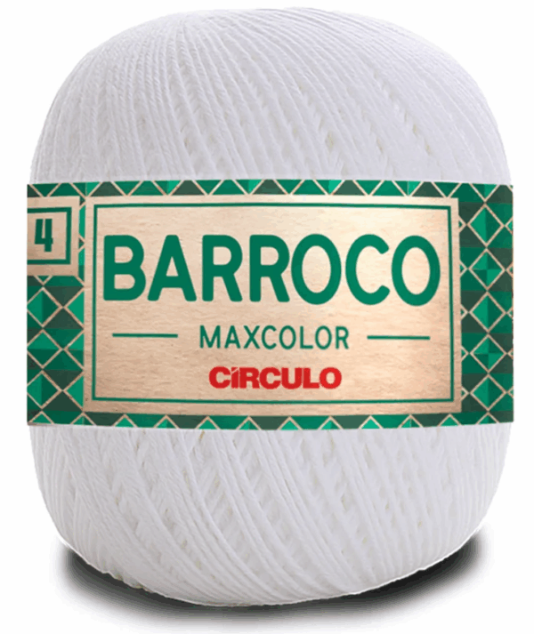KIT COM 4 BARROCO 4 FIOS - MAXCOLOR 200G - CIRCULO (COR ÚNICA)