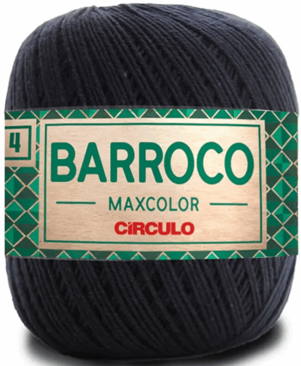 KIT COM 4 BARROCO 4 FIOS - MAXCOLOR 200G - CIRCULO (COR ÚNICA)