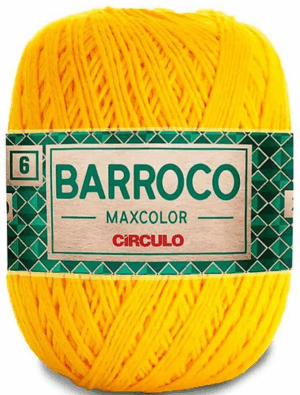 KIT COM 4 BARROCO 6 FIOS DE 200G - MAXCOLOR - CIRCULO BORDADO LÃ