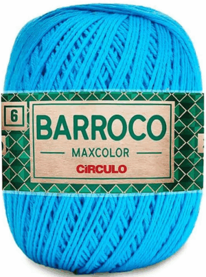 KIT COM 4 BARROCO 6 FIOS DE 200G - MAXCOLOR - CIRCULO BORDADO LÃ