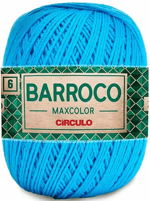 KIT COM 4 BARROCO 6 FIOS DE 200G - MAXCOLOR - CIRCULO BORDADO LÃ