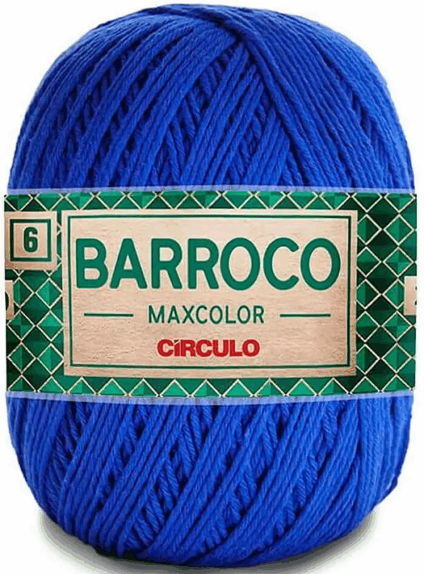 KIT COM 4 BARROCO 6 FIOS DE 200G - MAXCOLOR - CIRCULO BORDADO LÃ