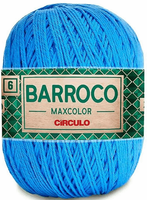 KIT COM 4 BARROCO 6 FIOS DE 200G - MAXCOLOR - CIRCULO BORDADO LÃ