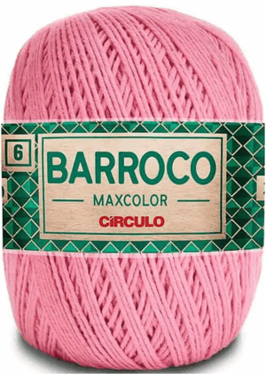 KIT COM 4 BARROCO 6 FIOS DE 200G - MAXCOLOR - CIRCULO BORDADO LÃ