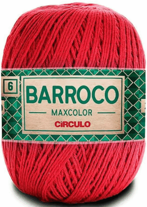 KIT COM 4 BARROCO 6 FIOS DE 200G - MAXCOLOR - CIRCULO BORDADO LÃ