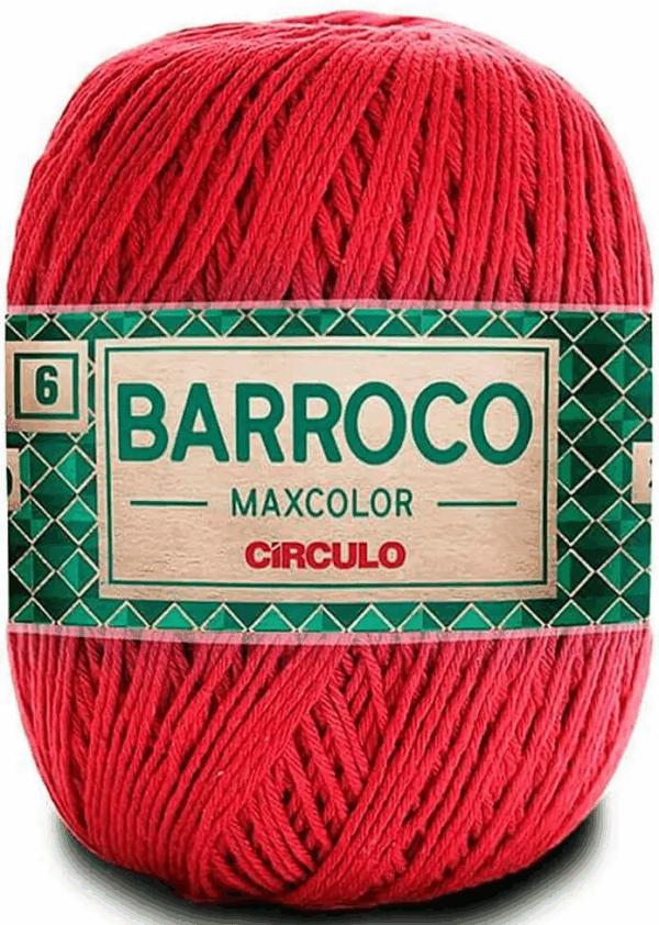 KIT COM 4 BARROCO 6 FIOS DE 200G - MAXCOLOR - CIRCULO BORDADO LÃ
