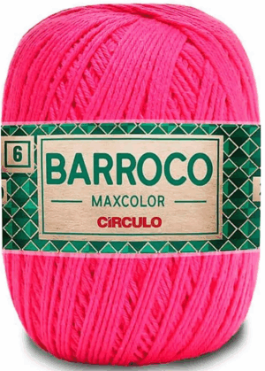 KIT COM 4 BARROCO 6 FIOS DE 200G - MAXCOLOR - CIRCULO BORDADO LÃ