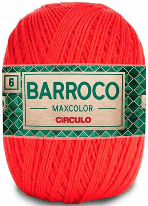 KIT COM 4 BARROCO 6 FIOS DE 200G - MAXCOLOR - CIRCULO BORDADO LÃ
