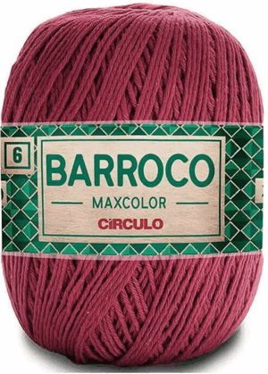 KIT COM 4 BARROCO 6 FIOS DE 200G - MAXCOLOR - CIRCULO BORDADO LÃ