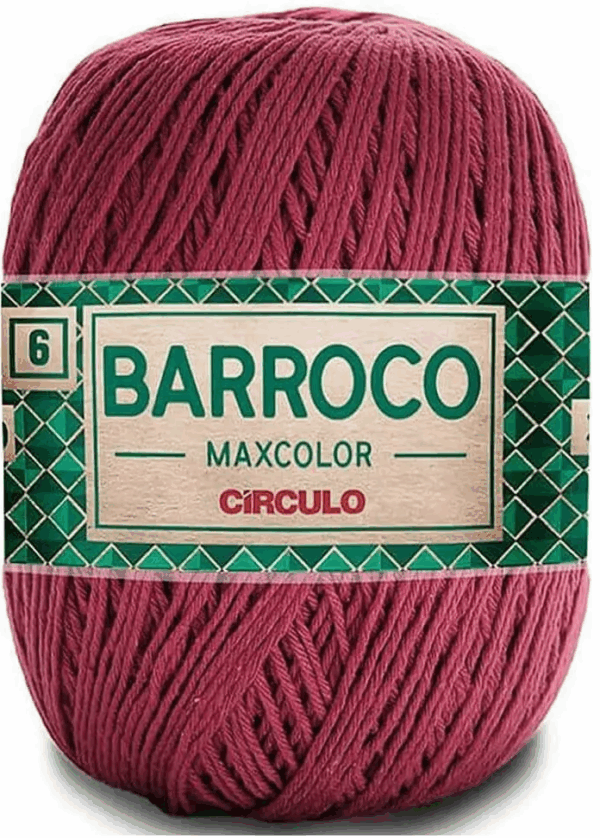 KIT COM 4 BARROCO 6 FIOS DE 200G - MAXCOLOR - CIRCULO BORDADO LÃ