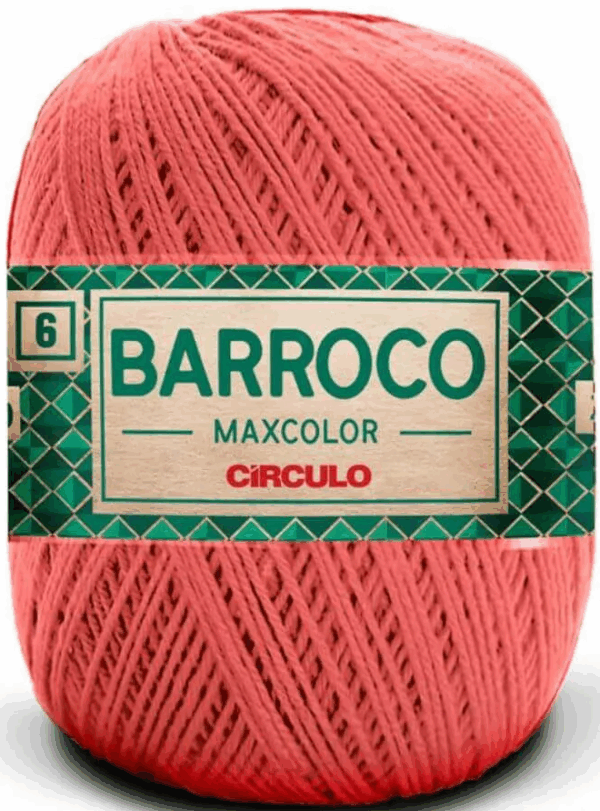 KIT COM 4 BARROCO 6 FIOS DE 200G - MAXCOLOR - CIRCULO BORDADO LÃ