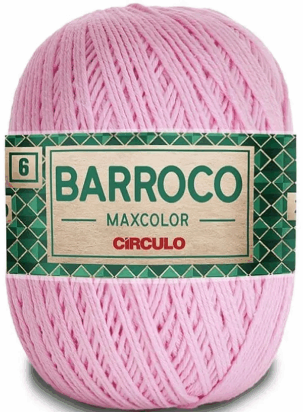 KIT COM 4 BARROCO 6 FIOS DE 200G - MAXCOLOR - CIRCULO BORDADO LÃ