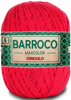 KIT COM 4 BARROCO 6 FIOS DE 200G - MAXCOLOR - CIRCULO BORDADO LÃ