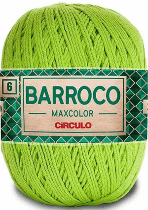 KIT COM 4 BARROCO 6 FIOS DE 200G - MAXCOLOR - CIRCULO BORDADO LÃ