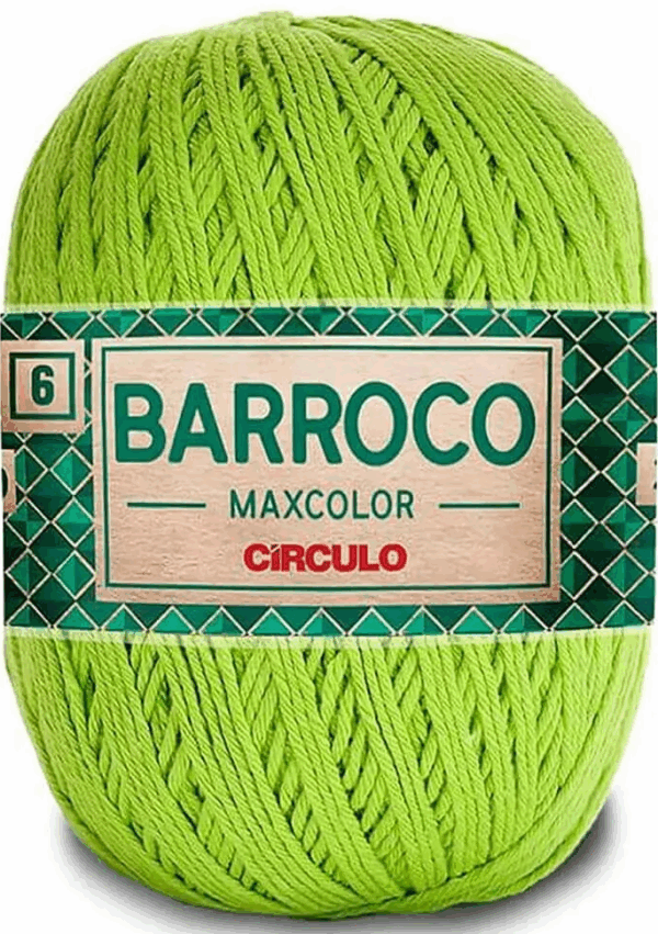 KIT COM 4 BARROCO 6 FIOS DE 200G - MAXCOLOR - CIRCULO BORDADO LÃ