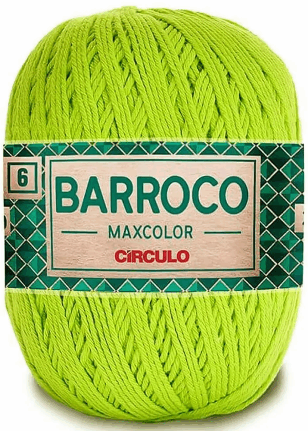 KIT COM 4 BARROCO 6 FIOS DE 200G - MAXCOLOR - CIRCULO BORDADO LÃ