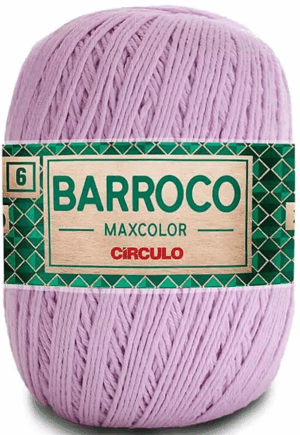 KIT COM 4 BARROCO 6 FIOS DE 200G - MAXCOLOR - CIRCULO BORDADO LÃ