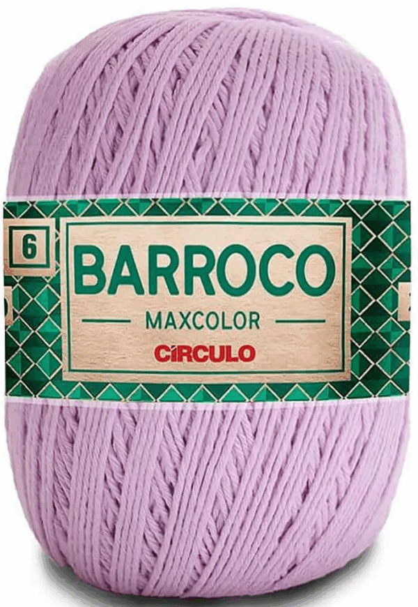 KIT COM 4 BARROCO 6 FIOS DE 200G - MAXCOLOR - CIRCULO BORDADO LÃ