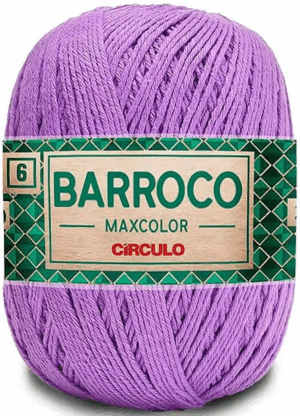 KIT COM 4 BARROCO 6 FIOS DE 200G - MAXCOLOR - CIRCULO BORDADO LÃ