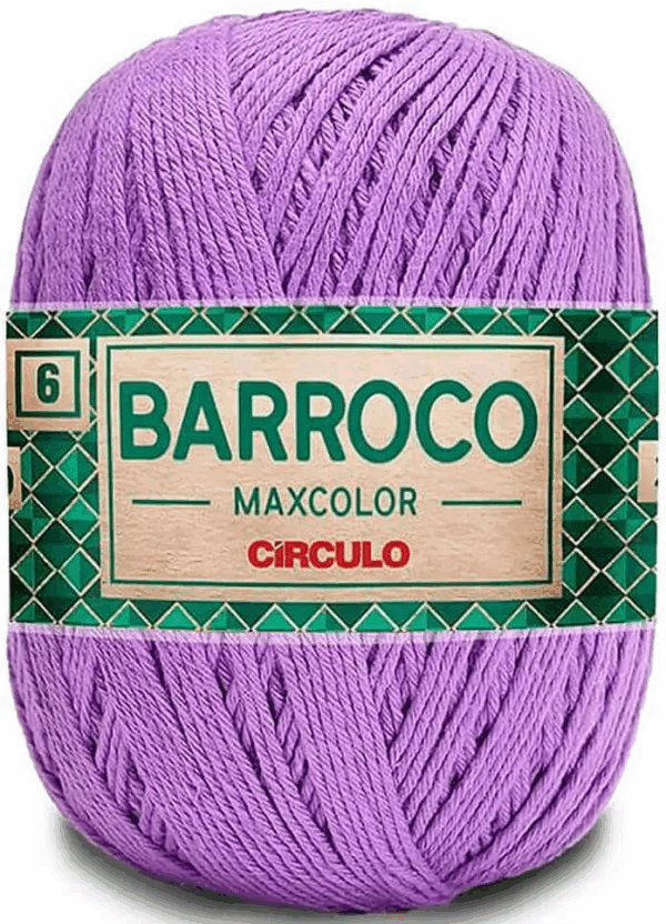 KIT COM 4 BARROCO 6 FIOS DE 200G - MAXCOLOR - CIRCULO BORDADO LÃ