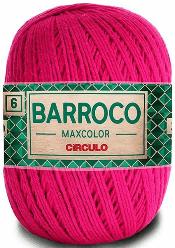 KIT COM 4 BARROCO 6 FIOS DE 200G - MAXCOLOR - CIRCULO BORDADO LÃ