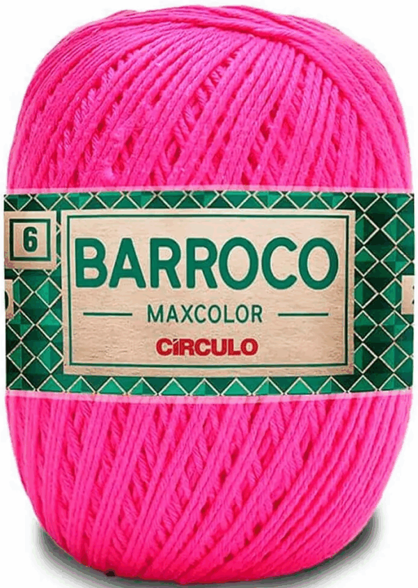 KIT COM 4 BARROCO 6 FIOS DE 200G - MAXCOLOR - CIRCULO BORDADO LÃ