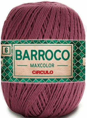 KIT COM 4 BARROCO 6 FIOS DE 200G - MAXCOLOR - CIRCULO BORDADO LÃ
