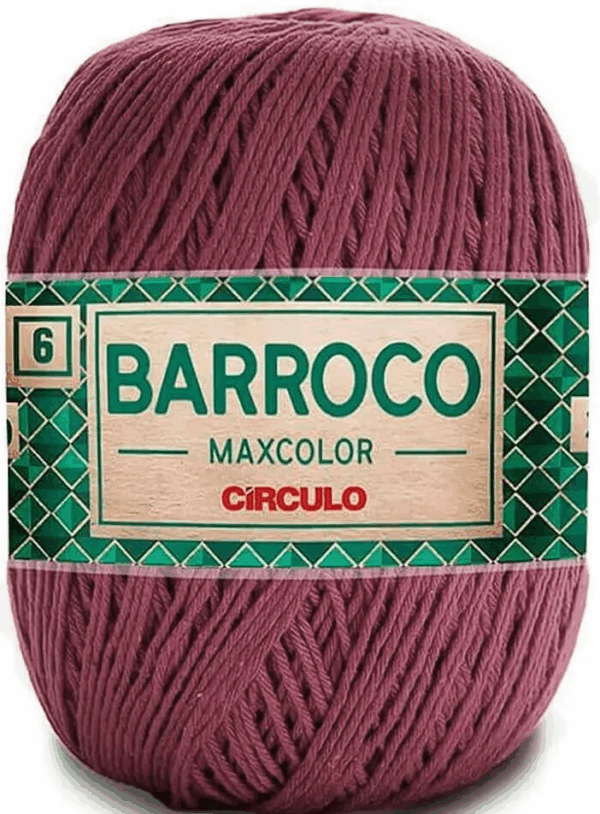 KIT COM 4 BARROCO 6 FIOS DE 200G - MAXCOLOR - CIRCULO BORDADO LÃ