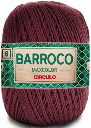 KIT COM 4 BARROCO 6 FIOS DE 200G - MAXCOLOR - CIRCULO BORDADO LÃ