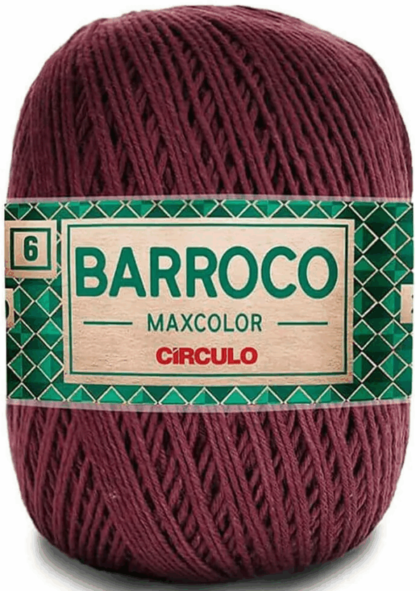KIT COM 4 BARROCO 6 FIOS DE 200G - MAXCOLOR - CIRCULO BORDADO LÃ