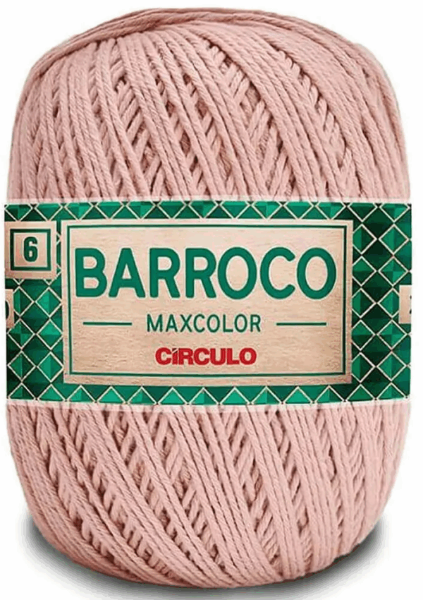 KIT COM 4 BARROCO 6 FIOS DE 200G - MAXCOLOR - CIRCULO BORDADO LÃ