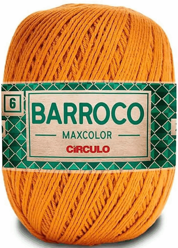 KIT COM 4 BARROCO 6 FIOS DE 200G - MAXCOLOR - CIRCULO BORDADO LÃ