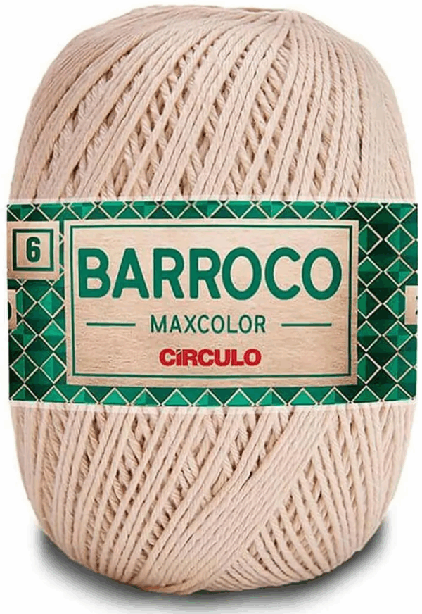 KIT COM 4 BARROCO 6 FIOS DE 200G - MAXCOLOR - CIRCULO BORDADO LÃ