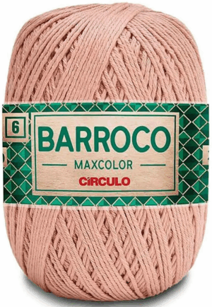 KIT COM 4 BARROCO 6 FIOS DE 200G - MAXCOLOR - CIRCULO BORDADO LÃ
