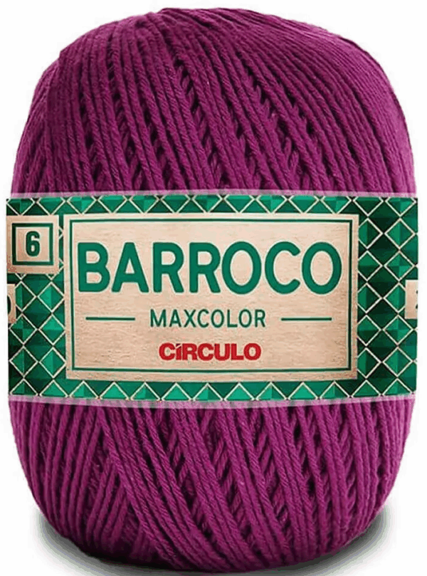 KIT COM 4 BARROCO 6 FIOS DE 200G - MAXCOLOR - CIRCULO BORDADO LÃ