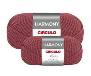 KIT COM 2 E 5 FIOS HARMONY CIRCULO 100G