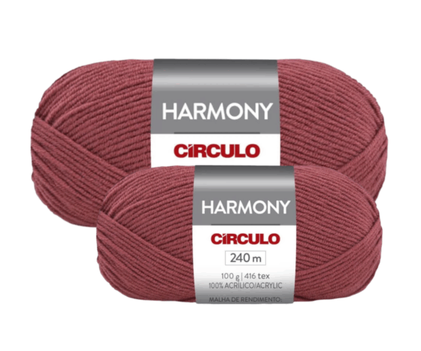 KIT COM 2 E 5 FIOS HARMONY CIRCULO 100G