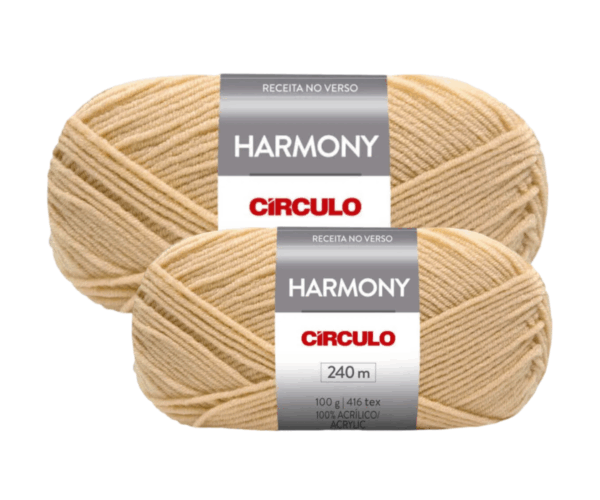KIT COM 2 E 5 FIOS HARMONY CIRCULO 100G