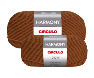 KIT COM 2 E 5 FIOS HARMONY CIRCULO 100G