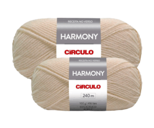 KIT COM 2 E 5 FIOS HARMONY CIRCULO 100G