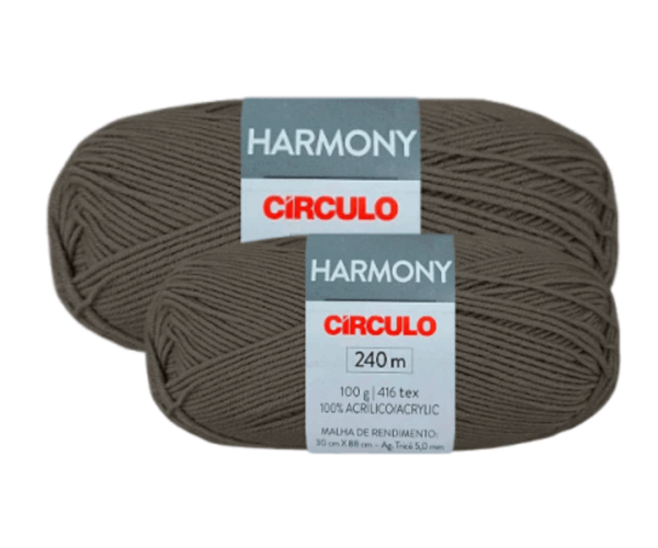 KIT COM 2 E 5 FIOS HARMONY CIRCULO 100G